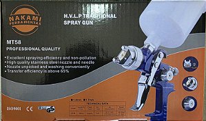 COD :MT58 ,PISTOLA DE PINTURA COM 2 BICOS CX 30PCS