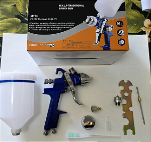 COD :MT58 ,PISTOLA DE PINTURA COM 2 BICOS CX 30PCS