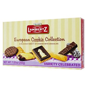 Biscoitos sortidos importados European 200g Lambertz