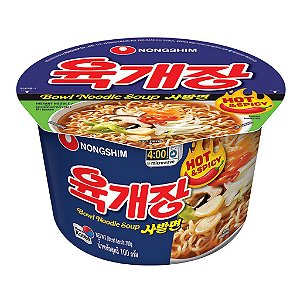 Nongshim Bowl Noodle Hot Spicy 100g