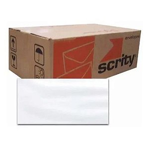Envelope Oficio (Carta) 114x229 63grs Cof 20 S/Rpc Branco Caixa com 1000 Unidades - Scrity