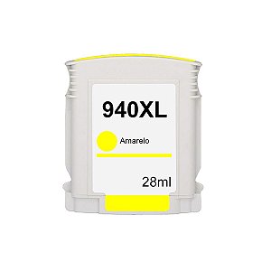 Compatível: Cartucho de Tinta 940XL 940 C4909AL para HP 8000 8000WL 8500 8500W / Yellow 28ml