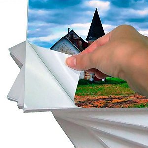 Papel Fotográfico Adesivo 130g A3 Resistente à Água - 20 fls