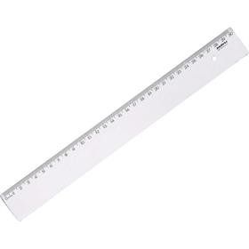 Régua de Poliestireno New Line Cristal 30cm - Waleu