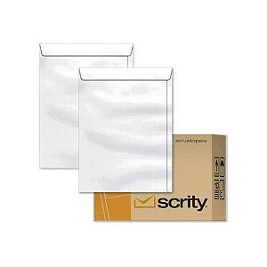 Envelope Branco Offset (Cabe A5) 90g 176x250 Sof 25 Caixa com 250 Unidades - Scrity