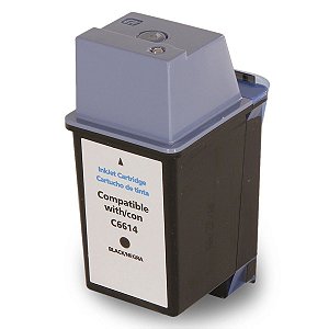Compatível: Cartucho de Tinta 6614 20 para HP Deskjet 610C Deskjet 612C Deskjet 630C / Black - 38ml