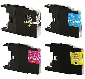 Compatível: Kit Colorido de Cartucho de Tinta LC75 LC79 para Brother J6910dw J430w J725 J925 J280 J425 J6710 J5910