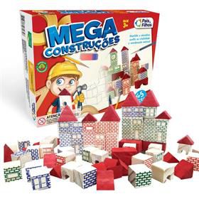 Brinquedo para montar mega construções com 45 peças - Pais e Filhos