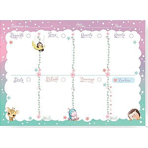 Planner Permanente Bloco com 53 Folhas 27,5cmx20cm - So Cute São Domingos
