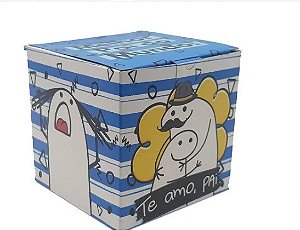Embalagem Decorada para Caneca Dia dos Pais Flork (Melhor Pai do Mundo) - Pacote com 12 Unidades
