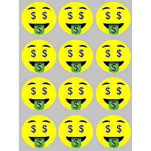 Imã Emoji Dinheirinho - 12 Unidades