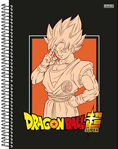 Caderno Desenho Dragon Ball Capa Dura Grande 60 Folhas - SÃO