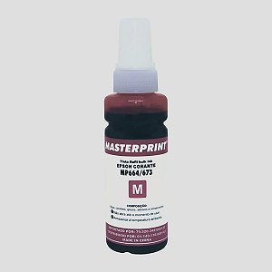 Tinta Magenta Light Corante Compatível 664 673 para Epson L355 L365 L375 L380 L396 L495 L550 L575 100ml