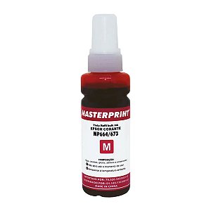 Tinta Magenta Corante Compatível 664 673 para Epson L355 L365 L375 L380 L396 L495 L550 L575 100ml