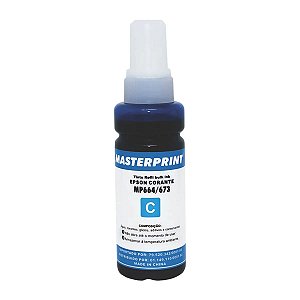 Tinta Ciano Corante Compatível 664 673 para Epson L355 L365 L375 L380 L396 L495 L550 L575 100ml