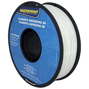 Filamento 3D - ABS Premium Branco Rolo 1KG (1.75mm)