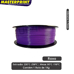 Filamento 3D - ABS Premium Roxo Rolo 1KG (1.75mm)