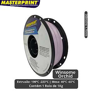 Filamento 3D - PLA Fosco Winsome Orchid - Rolo 1KG (1.75mm)