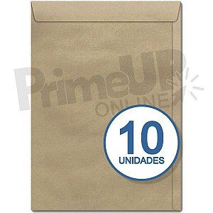 Envelope Kraft (Cabe A4) 229x324 80g Kn 32 Pacote com 10 Unidades - Scrity