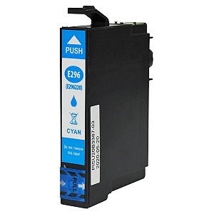 Cartucho de Tinta Ciano Compatível para Epson E296 XP231 XP431 XP241 XP441 XP-231 XP-431 XP-441 13ml