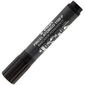 Pincel Marcador Permanente Atômico 1100P Preto Recarregável - Pilot