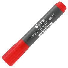 Pincel Marcador Permanente Atômico 1100P Vermelho Recarregável - Pilot