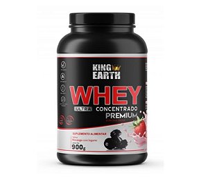 Whey Ultra Concentrado premium 900 g sabor morango com iorgute