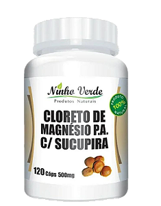 Cloreto de Magnésio + Sucupira 60 cápsulas