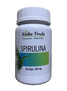 Spirulina 500mg – 60 Cápsulas Naturais de Energia e Detox