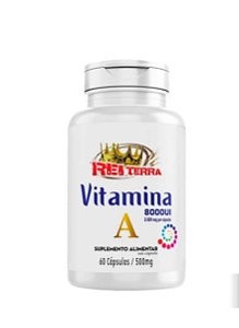 Vitamina A 60 Cápsulas de 500mg | Saúde da Visão e Imunidade