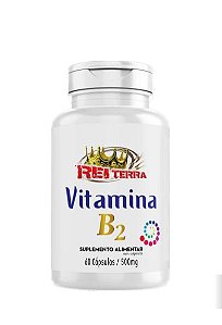Vitamina B2 60 Cápsulas de 500 mg | Energia e Saúde da Pele