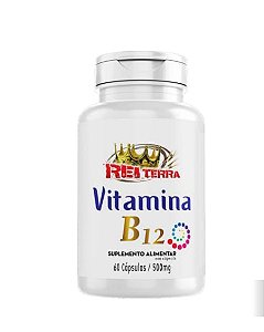 Vitamina B12 60 Cápsulas de 500 mg | Energia e Saúde Neurológica
