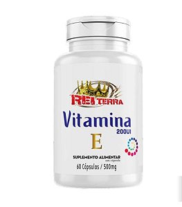 Vitamina E 200UI 60 Cápsulas de 50mg | Antioxidante e Saúde Celular