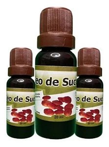 Óleo de Sucupira Natural, Kit com 3 Frascos, 20ml cada