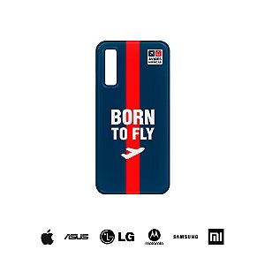 Capinha de celular Born To Fly Aviões e Músicas