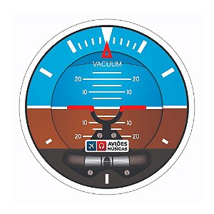 Adesivo Horizonte Artificial Aviöes e Músicas