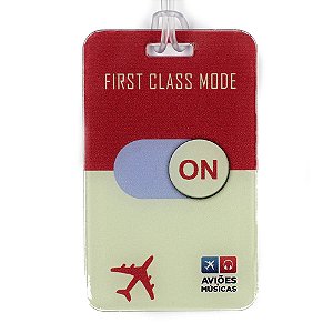 Tag de Mala First Class Mode On Aviões e Músicas