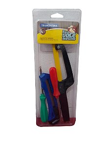 Jogo de ferramentas 4 peças Tramontina.