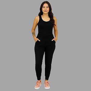 Calça  Moletom Feminina  Jogger 3D Com Bolsos Laterais Cereja Rosa