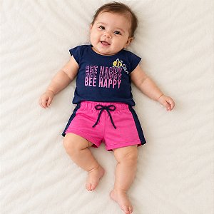 Conjunto 2pçs Curto Infantil Kely Kety