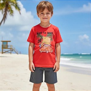 Conjunto 2pçs Curto Infantil Rei Rex