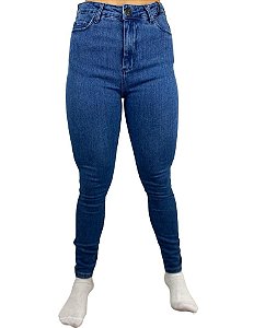 Calça Jeans Feminina Cintura Alta Super Skinny Hering