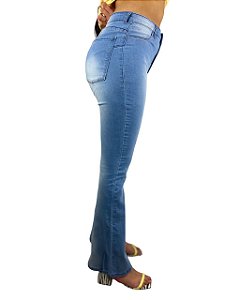 Calça Jeans Flare com Empina Bumbum Hering H95U1BEJ
