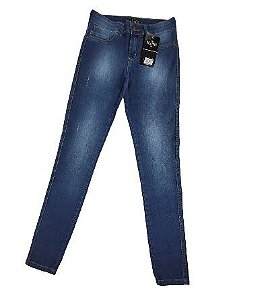 Calça Jeans Feminina Skinny Cintura Média Vilejack