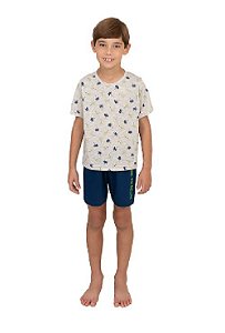 Pijama Infantil Masculino Coqueiros  Izitex