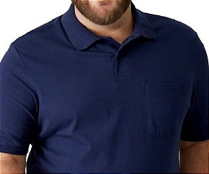 Camisa Polo Básica Masculina Plus Size Malwee