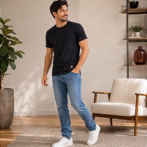 Camisa Masculina Básica Manga Curta EXCO