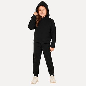 Conjunto Infantil Feminino Soft C/ Capuz Kely & Kety