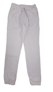 Calça Infantil Moletom Jogger Flanelada  Menina  Rosa Hering Kids