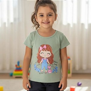 Conjunto Feminino My best Friends Kely Kety Shorts Moletinho